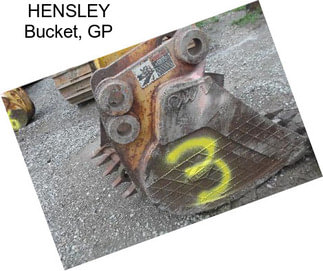 HENSLEY Bucket, GP