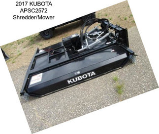 2017 KUBOTA APSC2572 Shredder/Mower