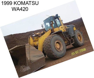 1999 KOMATSU WA420