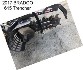 2017 BRADCO 615 Trencher