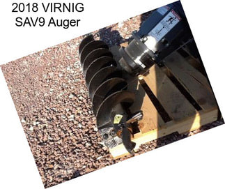 2018 VIRNIG SAV9 Auger