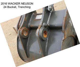 2016 WACKER NEUSON 24 Bucket, Trenching