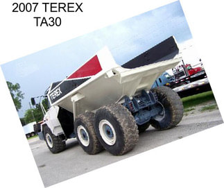2007 TEREX TA30