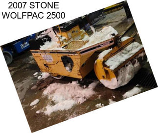 2007 STONE WOLFPAC 2500