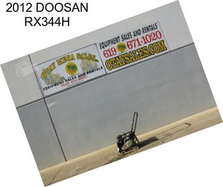 2012 DOOSAN RX344H