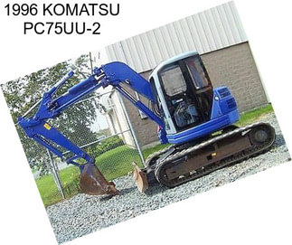 1996 KOMATSU PC75UU-2