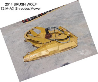 2014 BRUSH WOLF 72 M-AX Shredder/Mower