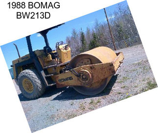 1988 BOMAG BW213D