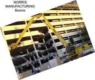 NORRIS MANUFACTURING Booms