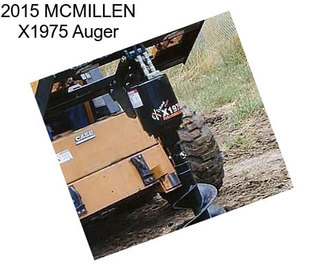 2015 MCMILLEN X1975 Auger