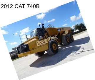 2012 CAT 740B