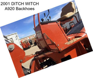 2001 DITCH WITCH A920 Backhoes