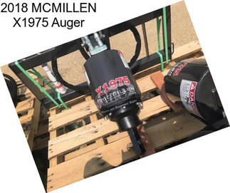 2018 MCMILLEN X1975 Auger