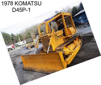 1978 KOMATSU D45P-1
