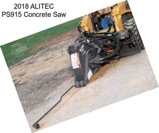 2018 ALITEC PS915 Concrete Saw