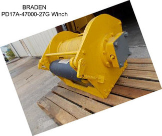 BRADEN PD17A-47000-27G Winch
