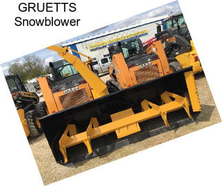 GRUETTS Snowblower