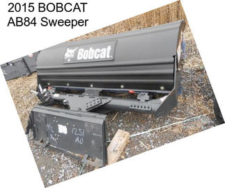 2015 BOBCAT AB84 Sweeper