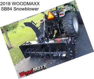 2018 WOODMAXX SB84 Snowblower