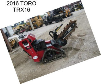 2016 TORO TRX16