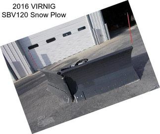 2016 VIRNIG SBV120 Snow Plow