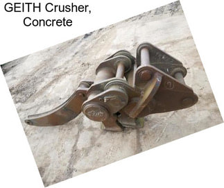 GEITH Crusher, Concrete