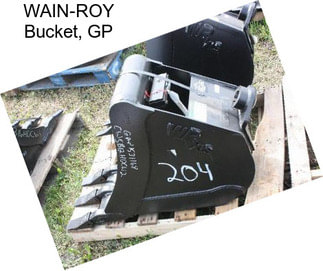 WAIN-ROY Bucket, GP