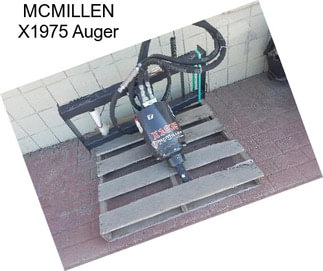 MCMILLEN X1975 Auger