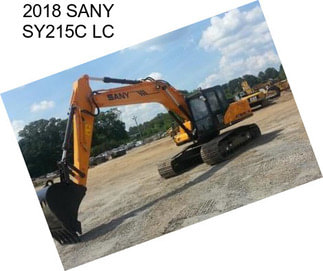 2018 SANY SY215C LC