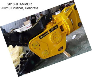 2018 JHAMMER JH210 Crusher, Concrete