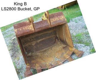 King B LS2800 Bucket, GP