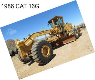 1986 CAT 16G