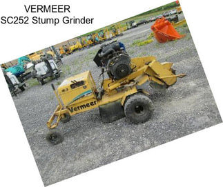 VERMEER SC252 Stump Grinder