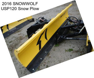 2016 SNOWWOLF USP120 Snow Plow
