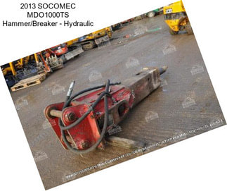 2013 SOCOMEC MDO1000TS Hammer/Breaker - Hydraulic