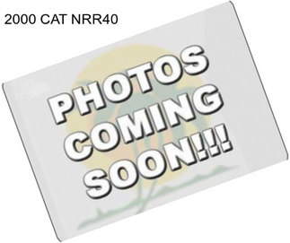 2000 CAT NRR40