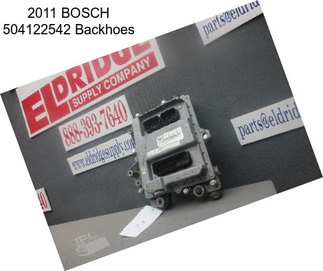 2011 BOSCH 504122542 Backhoes