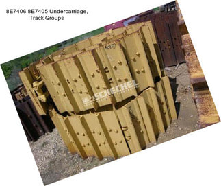 8E7406 8E7405 Undercarriage, Track Groups