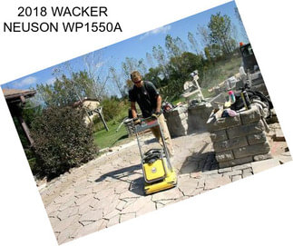 2018 WACKER NEUSON WP1550A