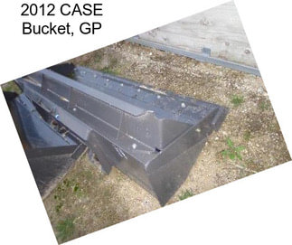 2012 CASE Bucket, GP