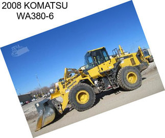 2008 KOMATSU WA380-6