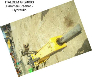 ITALDEM GK2400S Hammer/Breaker - Hydraulic