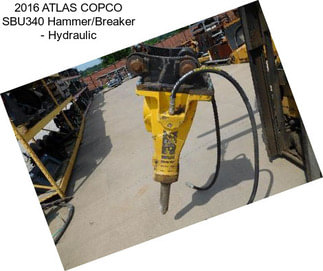 2016 ATLAS COPCO SBU340 Hammer/Breaker - Hydraulic