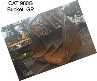 CAT 980G Bucket, GP