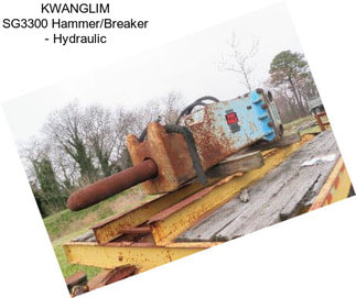 KWANGLIM SG3300 Hammer/Breaker - Hydraulic