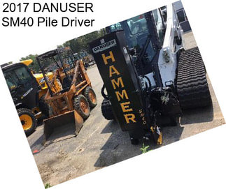 2017 DANUSER SM40 Pile Driver