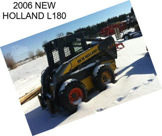 2006 NEW HOLLAND L180