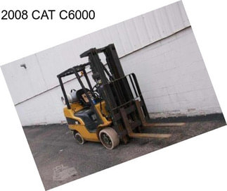 2008 CAT C6000