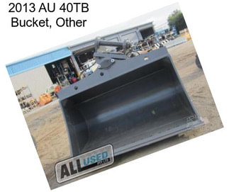 2013 AU 40TB Bucket, Other