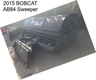 2015 BOBCAT AB84 Sweeper